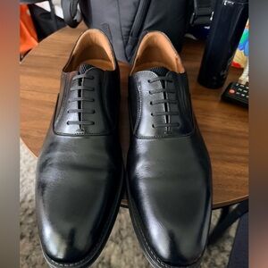 ALDO Classic Black Leather Men’s Oxfords (Santino Size 12)